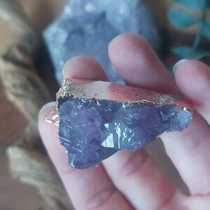 Large Amethyst Pendant, Purple, Crystal Jewelry